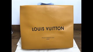 Original Louis Vuitton Shopper MM Tote Bag M24457 HD Unboxing [upl. by Given]