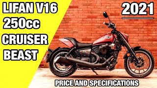 LIFAN V16 250cc 2021 Model Review amp Test Ride  A POWER HOUSE  BIKE MATE PK [upl. by Alissa]