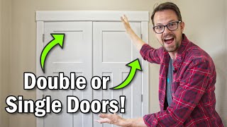 How to Make Door Frames  Easy Custom Jambs for Double or Single Doors [upl. by Inglis928]