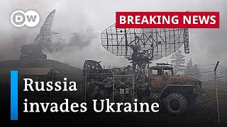 Ukraine latest Russia launches massive invasion  DW Breaking News [upl. by Ihcego]