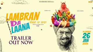 Lambran Da Laana Official Trailer  Babbal Rai  Sara Gurpal  Yasir Hussain  Anita Devgan  Taj [upl. by Bradski470]