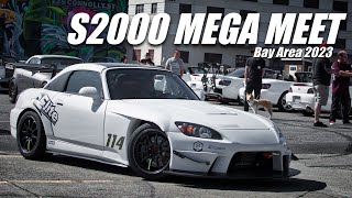 S2000 Mega Meet 2023  4K 100 S2000s color coordinated [upl. by Avron613]