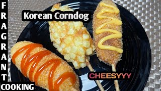 Korean 🧀Cheese Corn Dog  Famous Korean Street Food Fragrant cooking  Korean recipe in tamil [upl. by Dream]