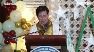 PING LACSON Speech at the San Pedro Calungsod Medical Center Thanksgiving Night [upl. by Parlin]