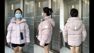 Canada Goose Womens Junction Parka Pastels Try On Review [upl. by Pulchi]