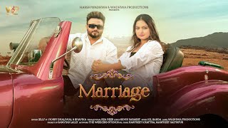 Marriage  Jelly  Hobby Dhaliwal amp Bhavika  Harsh Wadhwa  Latest Punjabi Songs 2024 [upl. by Ehrlich]