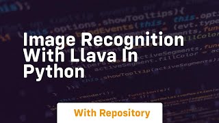 Image recognition with llava in python [upl. by Vod]