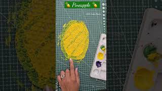 DIY Pineapple Craft for Kids 🍍  Fun with Bubble Wrap [upl. by Atelahs]