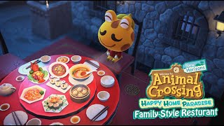 Cousteaus FamilyStyle Restaurant  ACNH Happy Home Paradise [upl. by Aleehs]