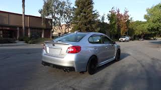 Extreme Online Store 2015Up Subaru WRX  STi Muffler Delete Axle Back 4 Inch Quad Tips Exhaust [upl. by Nitsug]