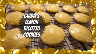 Giadas Lemon Ricotta Cookies  VLOGMAS 10 Cook With Kat 9 [upl. by Ambrogio967]