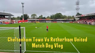 Cheltenham Town 02 Rotherham United Vlog  202122 [upl. by Amiaj]