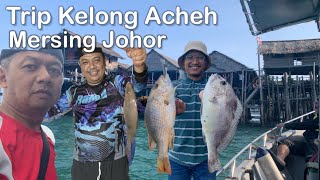 Memancing di Kelong Acheh Resort Mersing Johor  kena serang dengan …… [upl. by Ydde]