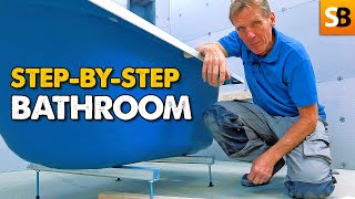 StepbyStep Guide For Installing a Bathroom [upl. by Aiuqat585]