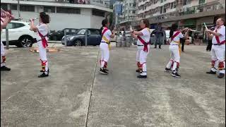 English Morris dancers around Mui Wo Ferry Pier [upl. by Lammaj923]