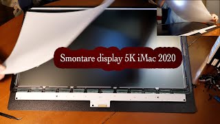 Come sostituire pannello in vetro rotto dal display 5K iMac 2020 [upl. by Tryck]