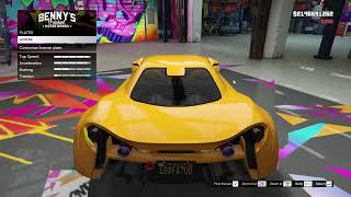 GTA V Progen Itali GTB McLaren 570S650SP14 Customization at Bennys  Full Guide [upl. by Aissat]