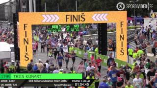 TRIIN KUNART 1799 l SEB Tallinna Maraton 10km 2016 [upl. by Billen]