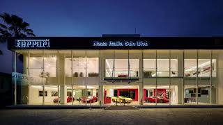 NAZA ITALIA FERRARI LUXURY CAR SHOWROOM COMMERCIAL INTERIOR DESIGN [upl. by Ramgad606]