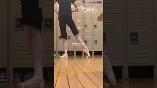 🩰 How I Break in my Pointe Shoes💃 shorts ballet dancer pointe [upl. by Garnet]