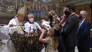 Messe du Baptême du Seigneur présidée par le pape François [upl. by Schnell357]