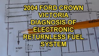 Diagnostics of Ford Crown Vic Electronic Returnless Fuel System [upl. by Eidob]