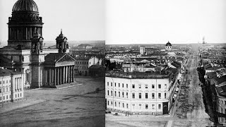 Empty Mudded Streets 1800s St Petersburg Russia Europe 1860 NO people [upl. by Eugilegna]