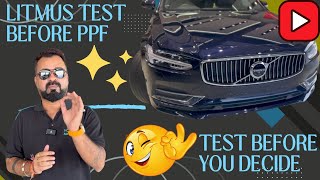 Customer tested before deciding for PPF  Cars 360 Raipur [upl. by Yonatan614]