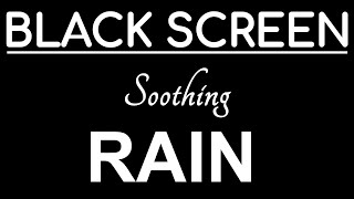 10 Hours Black Screen Rain Sounds for Sleeping Fall Asleep Fast Study Insomnia Relaxing Rain Sounds [upl. by Lebasile]