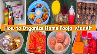 Home Mandir Organization  How to Organize Home Pooja Mandir  Mandir Organisation Idea [upl. by Arlina]