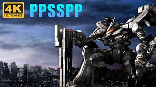 Armored Core 3 Portable   PPSSPP 4K   Best Settings  Playable✔️  PSP Emulator 2024 [upl. by Arok914]