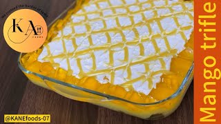 Mango trifle recipe by KANE foods [upl. by Eniamahs688]