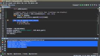 Python GUI Development with GTK 3  Tutorial 12  TreeView [upl. by Dilisio6]