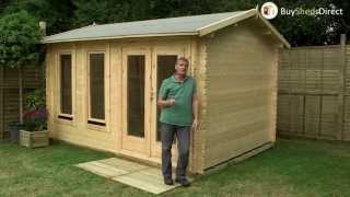 Transform Your Garden with a Luxurious Garden Log Cabin from Buy Sheds Direct [upl. by Denman452]