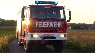 🚒 Feuerwehr Kematen  Österreich LF mit Bergeausrüstung  📢 Hornkonzert ➡ PressluftWailYelpHilo [upl. by Clapper]