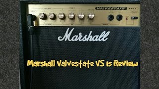 Marshall Valvestate VS 15 Combo Amp Review 1996 made in UK Test demo [upl. by Hcirteid]