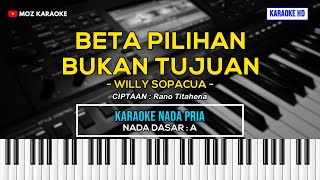 BETA PILIHAN BUKAN TUJUAN  NADA PRIA  KARAOKE POP AMBON  KARAOKE HD  MOZ KARAOKE [upl. by Assen561]