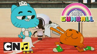 Karaoke ♫ Niesamowity świat Gumballa ♫ Piękna dama ♫ Cartoon Network [upl. by Mcnalley]