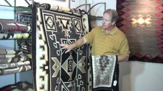 Two Grey Hills Navajo weavings how to identify and their history [upl. by Vassili]