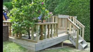 How to Build a Deck Part 07 Fitting Handrail and Balustrading How to Build a Deck with QDeck [upl. by Ax361]