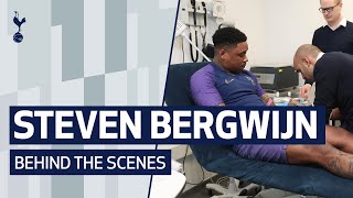 BEHIND THE SCENES  STEVEN BERGWIJN SIGNS FOR SPURS [upl. by Eohce]