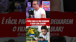 É fácil para os pais deixarem o filho com celular paulovieiracortes paulovcoachpodcast cortes [upl. by Nylhtac]