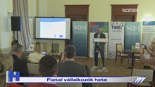 Fiatal vállalkozók hete – ZTV Híradó 20241127 [upl. by Enoed]