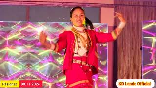 Beautiful Adi Dance Performed By Lomi Tayeng during Adi Youth Fest 2024 [upl. by Drofwarc]