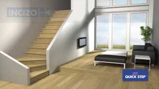 Ступени из ламината с профилем Quick Step Incizo Инцизо 5 в 1 [upl. by Etnoed187]