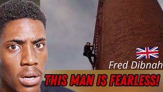 Fred Dibnah laddering a chimney Part 2  FOREIGN REACTS [upl. by Ytima206]