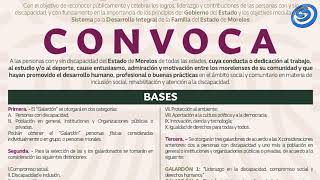 LANZA DIF MORELOS CONVOCATORIA AL GALARDÓN “TÚ HACES LA DIFERENCIA” [upl. by Elbart]