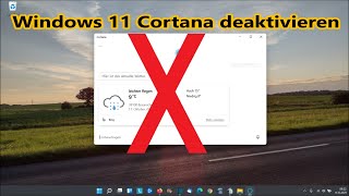 Windows 11 Cortana ausschalten  deaktivieren  so geht´s [upl. by Biamonte61]