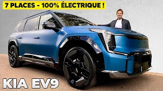 Essai KIA EV9 – Le roi des SUV 7 places 100 électrique [upl. by Llen]