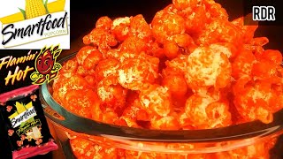 Smartfoods Flamin HOT Popcorn REVIEW [upl. by Fortier935]